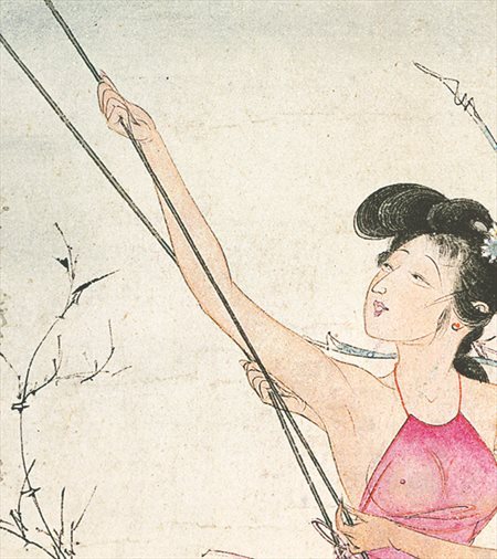 越西县-胡也佛的仕女画和最知名的金瓶梅秘戏图